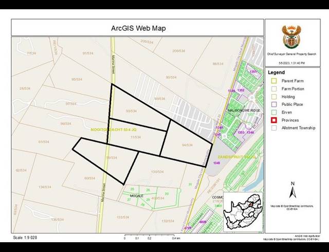 LAND FOR SALE IN NOOITGEDACHT